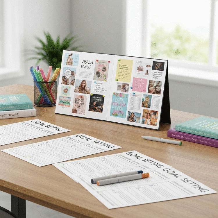 Counselor Toolkit: Vision Boards and Goal-Setting Templates for Student Success